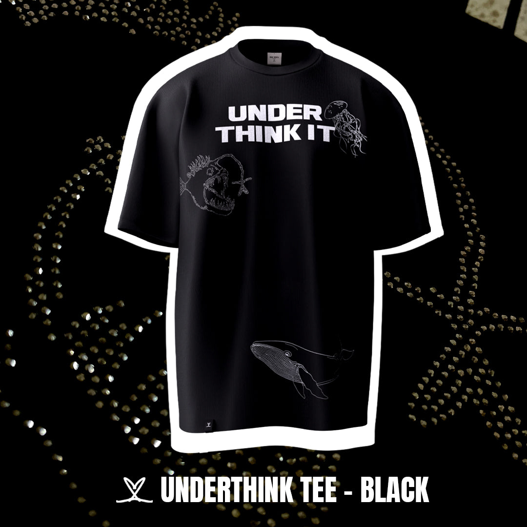 UNDERTHINK TEE - BLACK