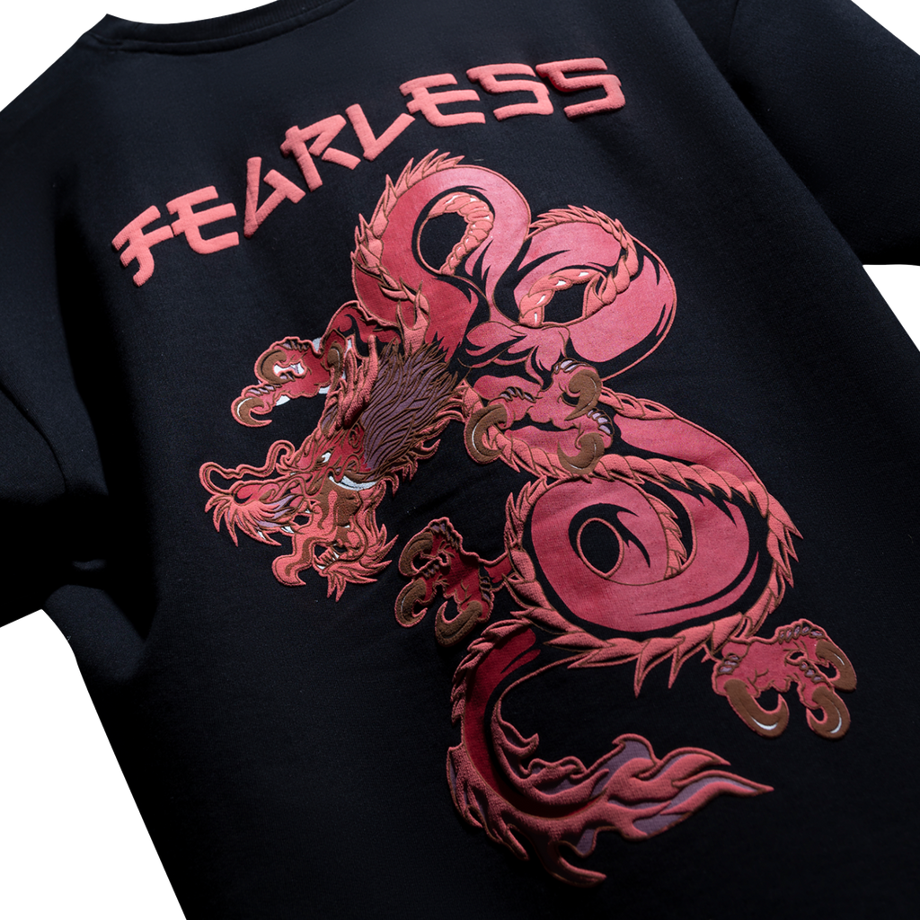 Fearless dragon puff t-shirt
