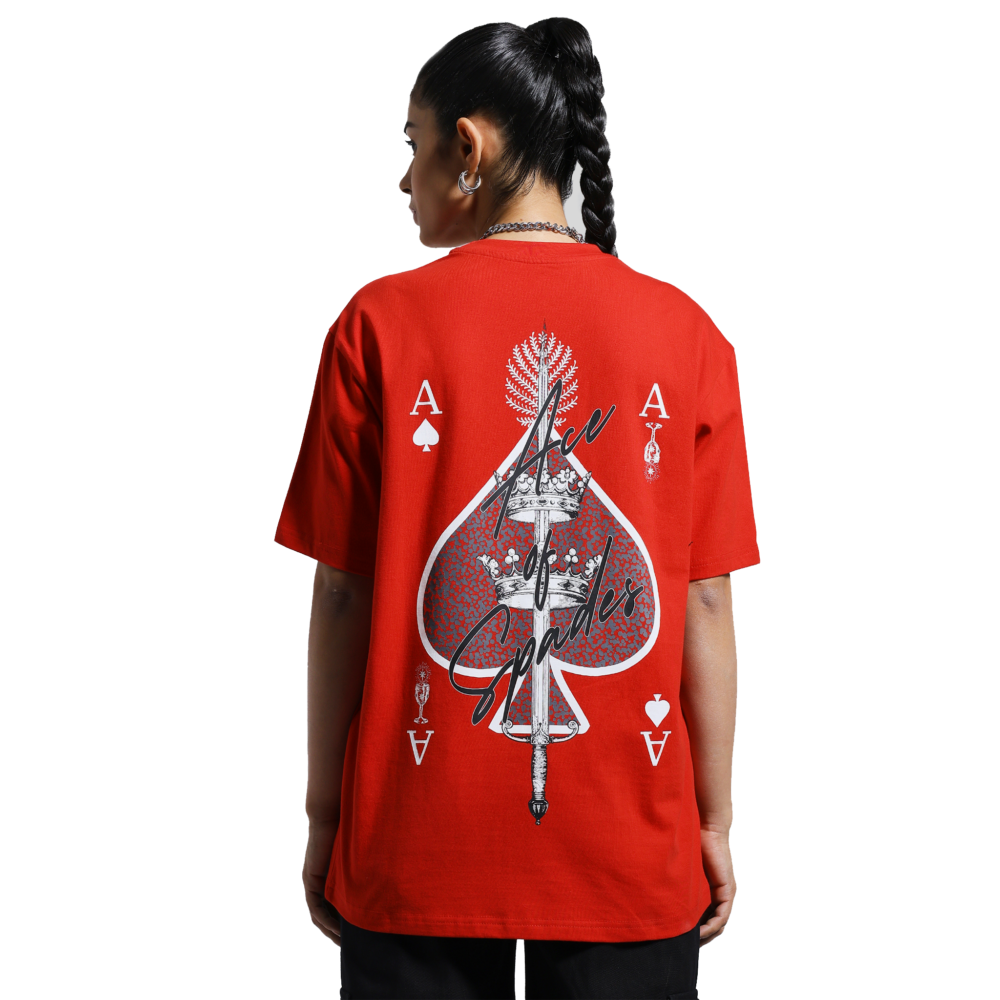 ACE OF SPADES T-SHIRT - RED