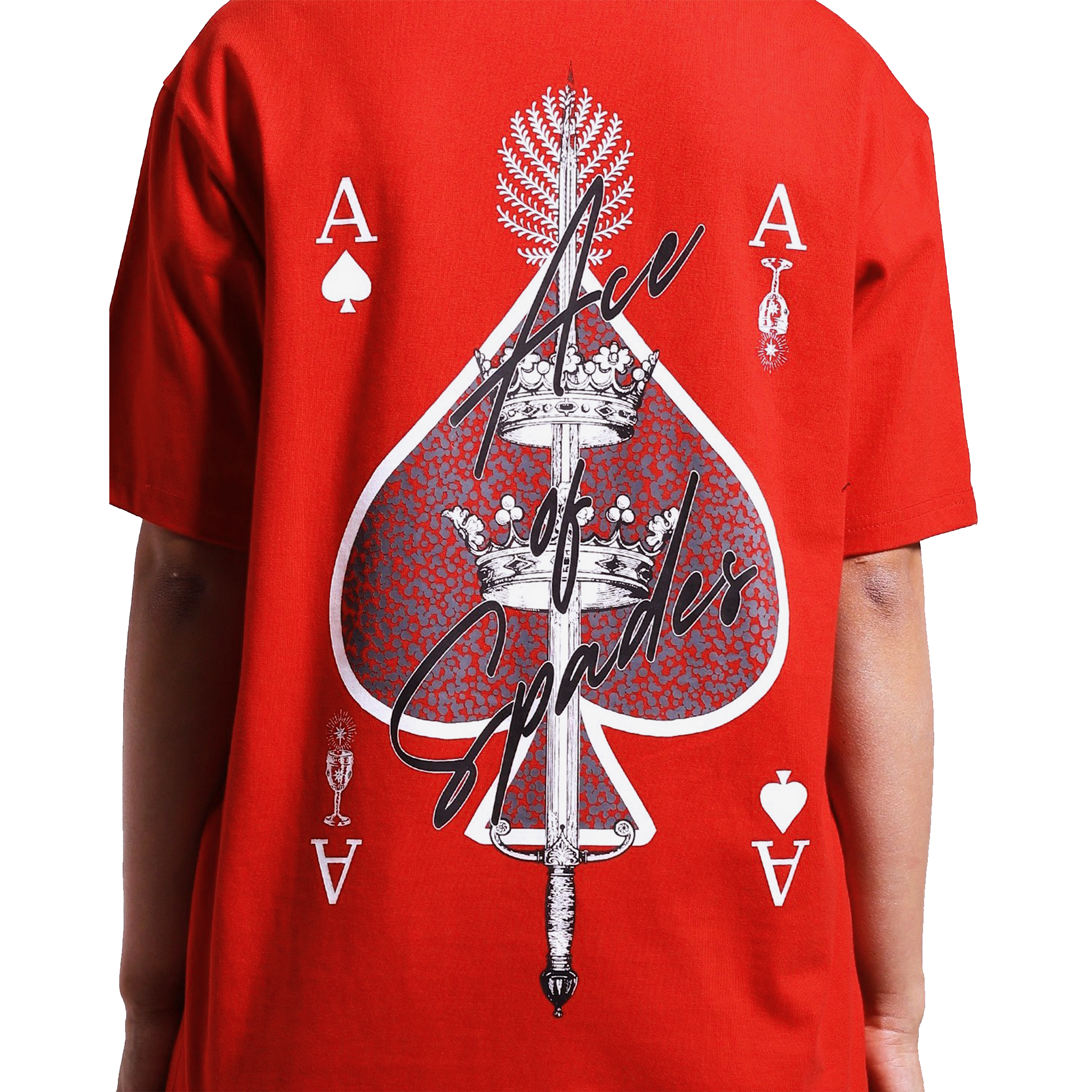 ACE OF SPADES T-SHIRT - RED