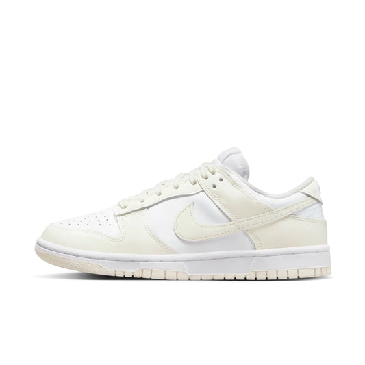 Nike Dunk Low White and Sail ( W )