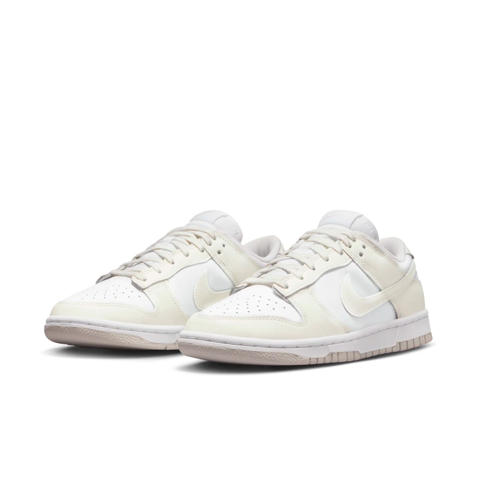 Nike Dunk Low White and Sail ( W )