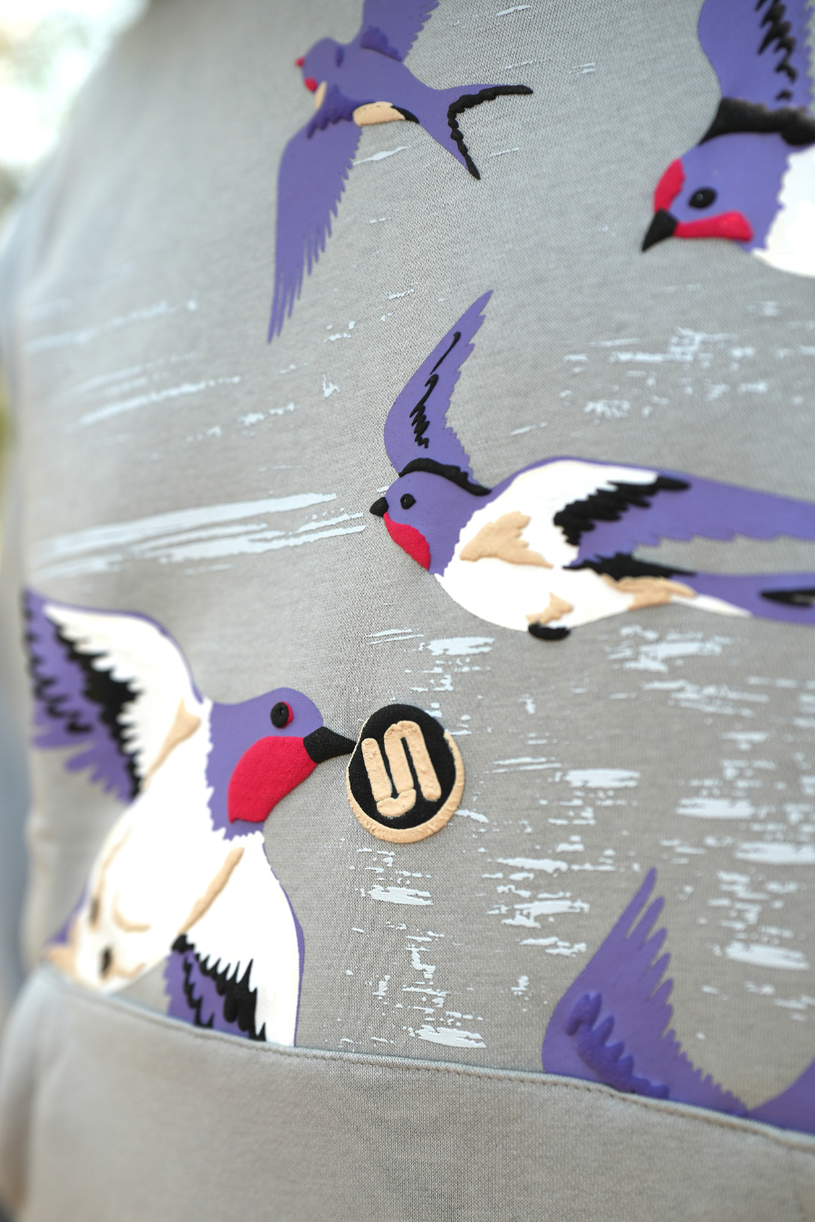 RISE ABOVE GREYWINGS HOODIE