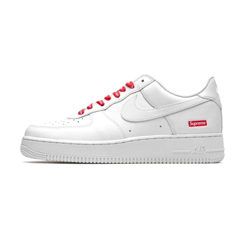 Nike Air Force 1 Supreme Low Box Logo White