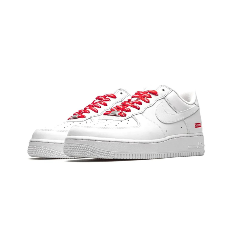 Nike Air Force 1 Supreme Low Box Logo White