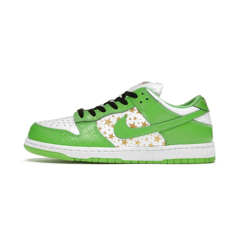 Nike Sb Dunk Low Supreme Stars Mean Green(2021)