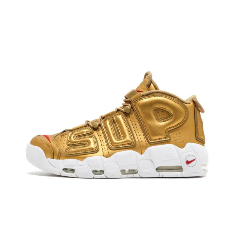 Nike Air More Uptempo Supreme Suptempo Gold