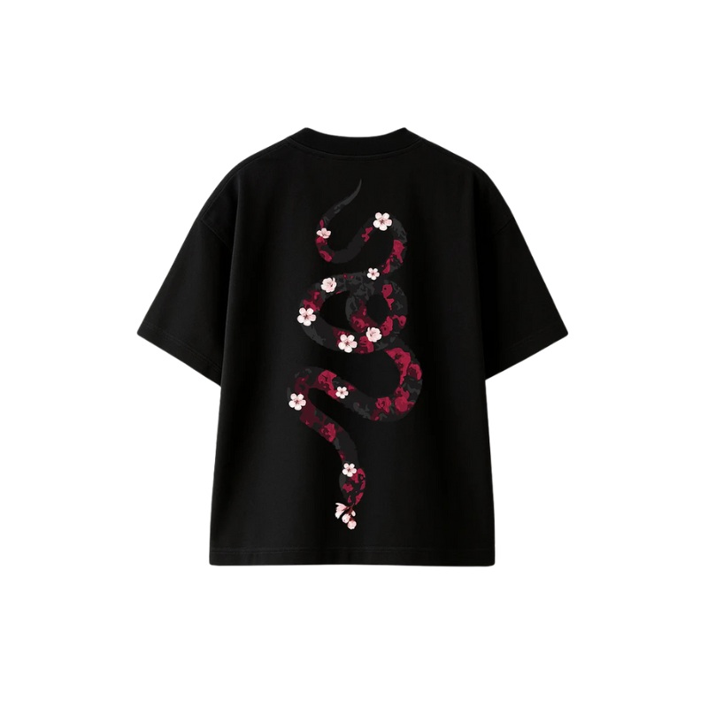 Sullitt Bloomed Snake Tshirt
