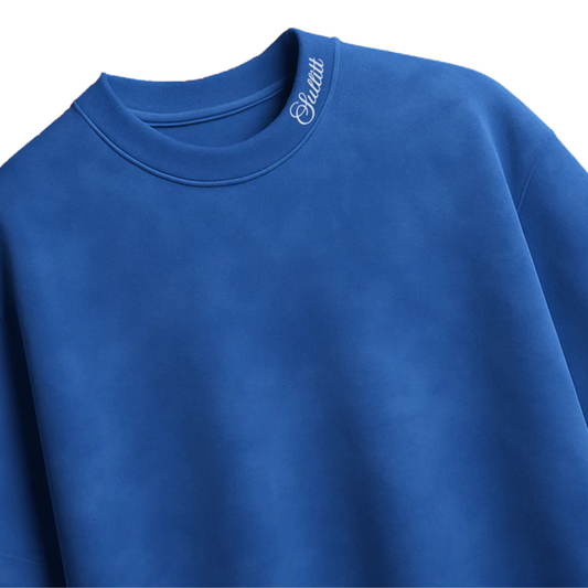 PEACE N PLEASURE BLUE WASH TEE