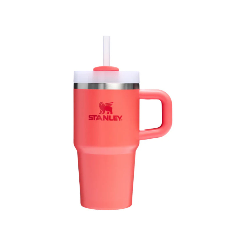 Stanley The Quencher H2.O Flowstate Tumbler With  Handle 20 Oz Hot Coral