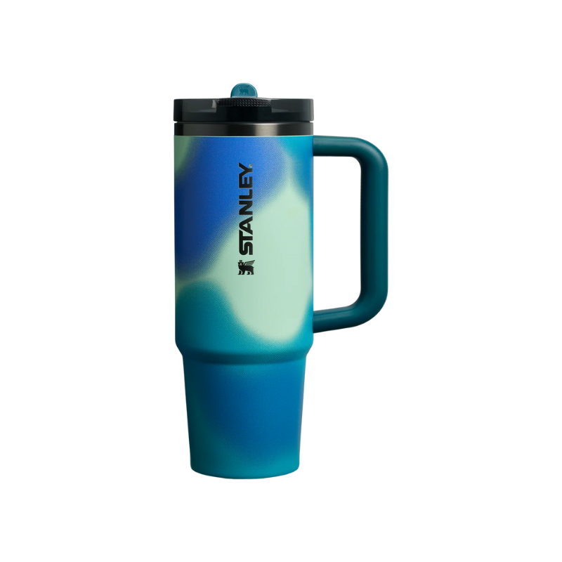 Stanley The Quencher Protour Flip Straw Tumbler 30 Oz CoastalTeal Motion