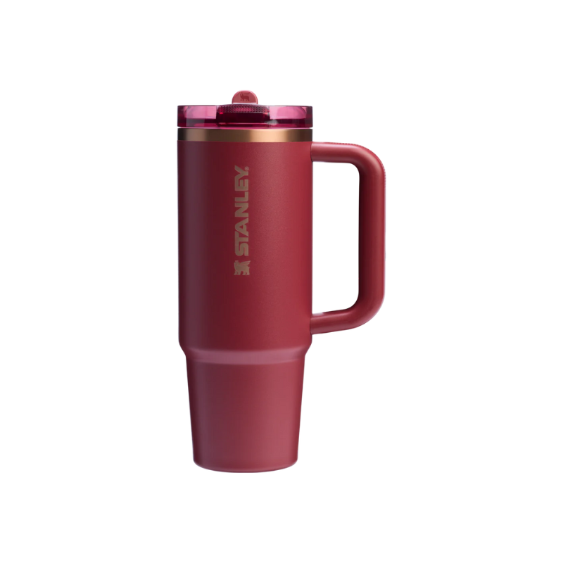 Stanley The Quencher Protour Flip Straw Tumbler 30 Oz Gilded Pomegranate