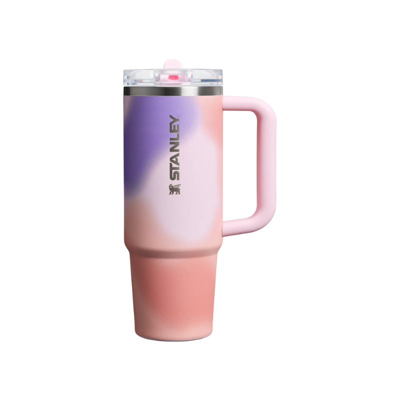 Stanley The Quencher Protour Flip Straw  tumbler 30 Oz Rose Petal Motion