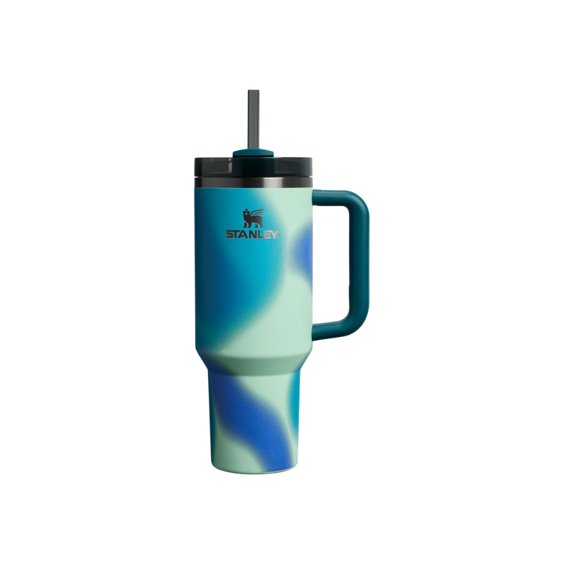 Stanley The Quencher H2.0 Flowstate Tumbler 40 Oz Coastal Teal Motion