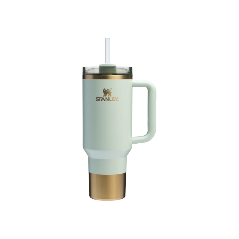 Stanley The Quencher H2.0 Flowstate Tumbler 40 Oz Gilded Celadon