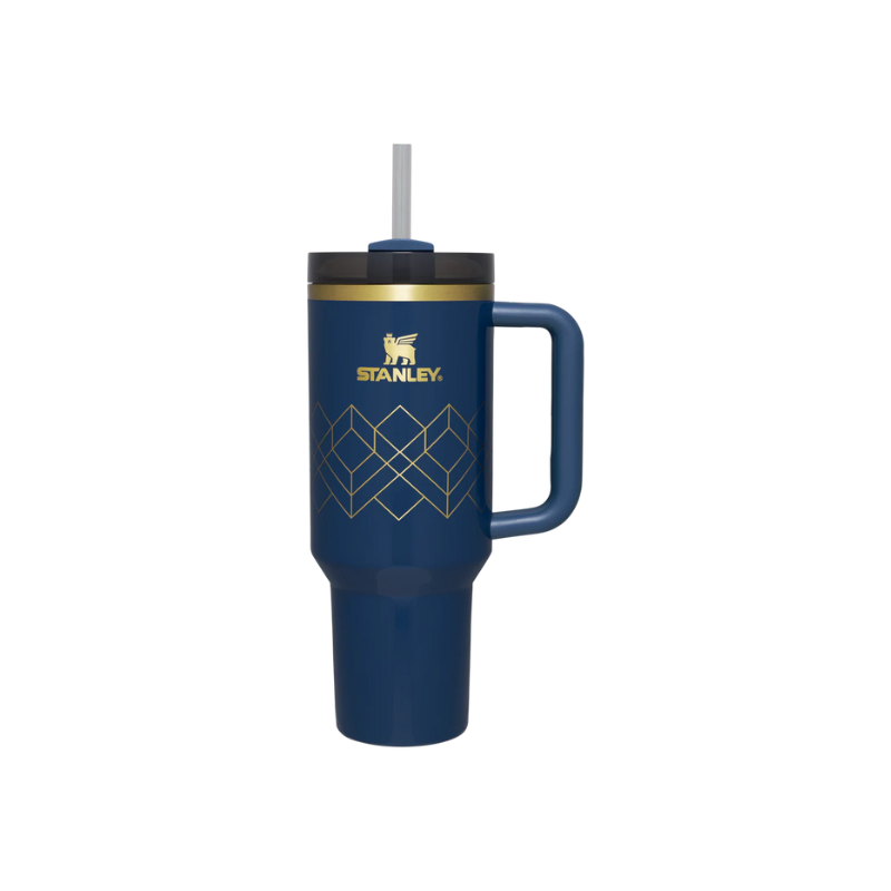 Stanley Deco Collection Quencher H2.0 Flowstate Tumbler 40 Oz Nightfall Gloss Deco