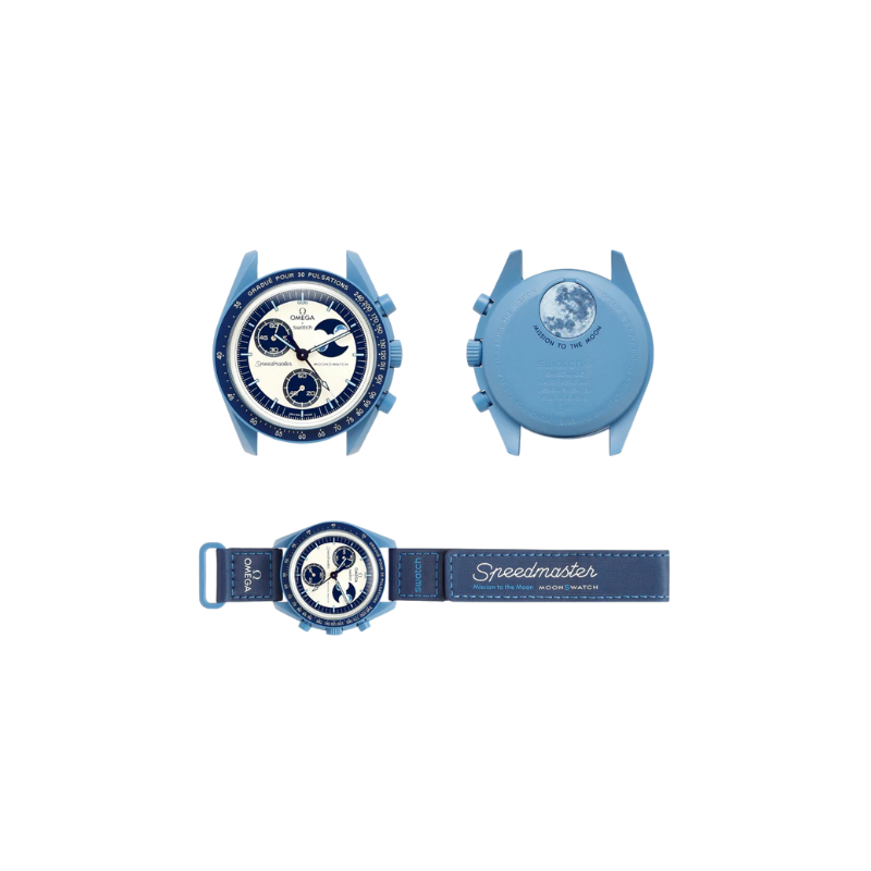 Swatch x Omega Bioceramic Moonswatch Mission to the Super Blue Moonphase