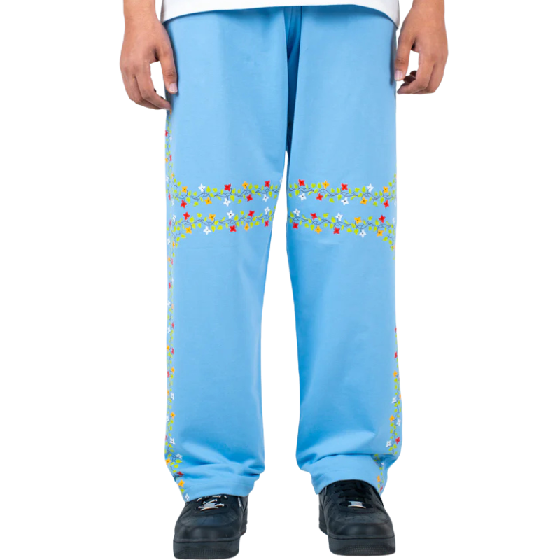 Light Blue Floral Jogger