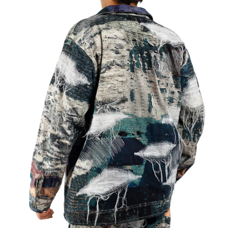 Distressed Sashiko Jacket