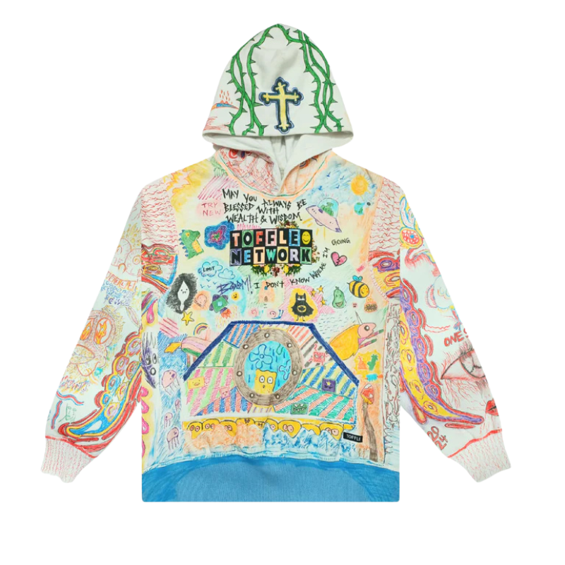Handpainted Graffiti Hoodie