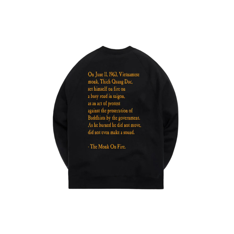 Monk on Fire Sweatshirt