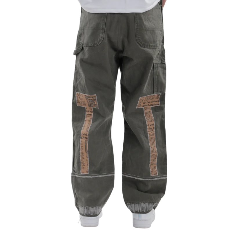Earthtone Olive Upcycled Denims