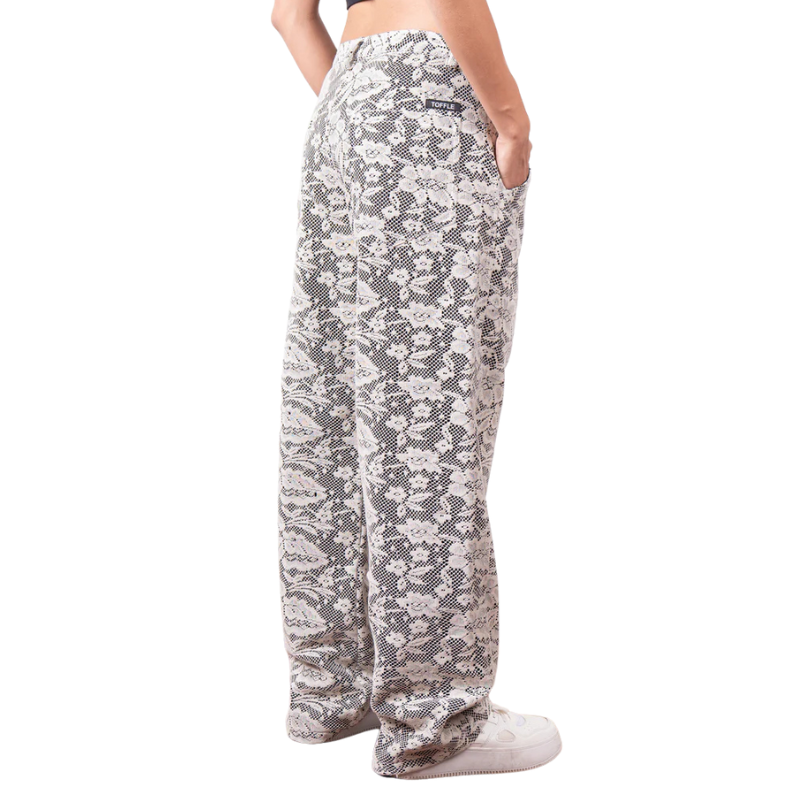 Black Net Jeans
