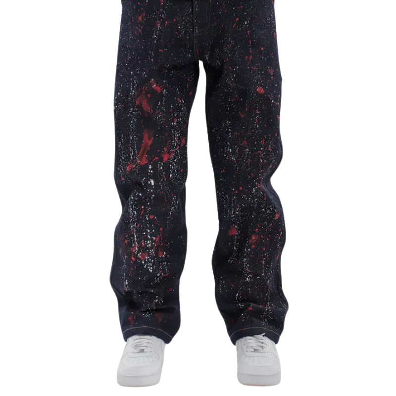 Splatter Denim Jeans