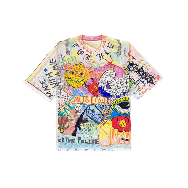 Handpainted Graffiti T-shirt