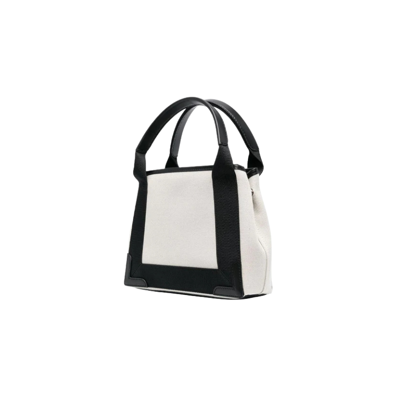 Balenciaga Navy Cabas Tote Bag Xs Light Beige Black