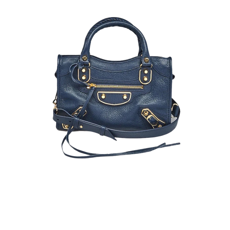 Balenciaga City Edge Mini Navy Blue