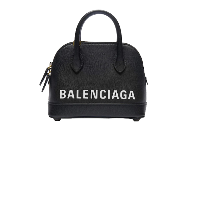 Balenciaga Ville Top Handle Bag Xxs Black