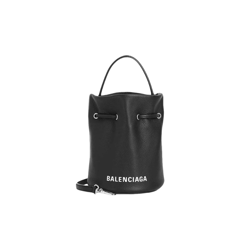 Balenciaga Everyday Drawstring Bucket Xs Black