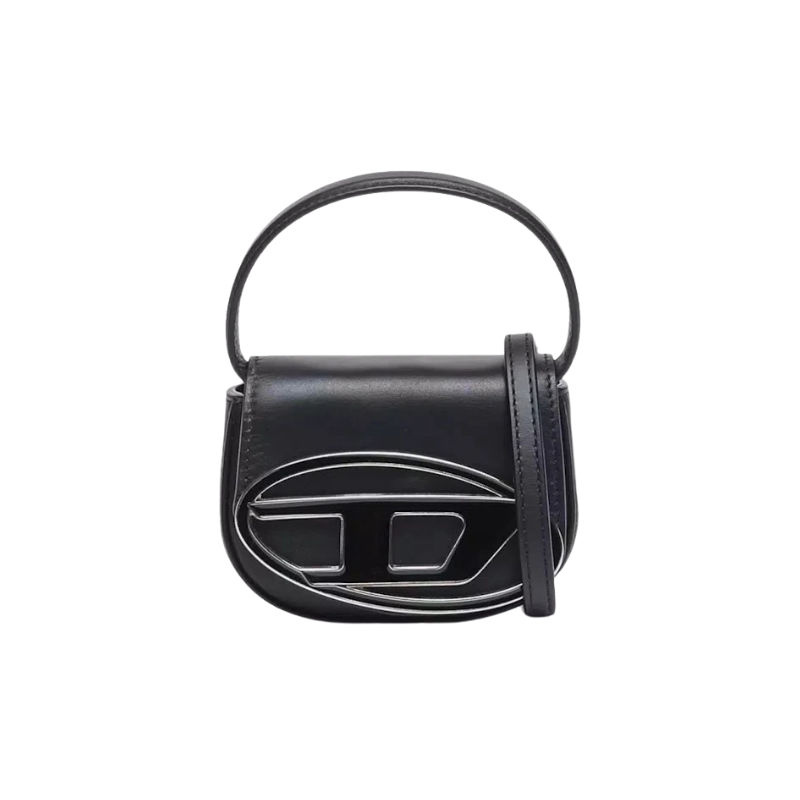Diesel 1Dr Xs Mini Bag With D Plaque Black