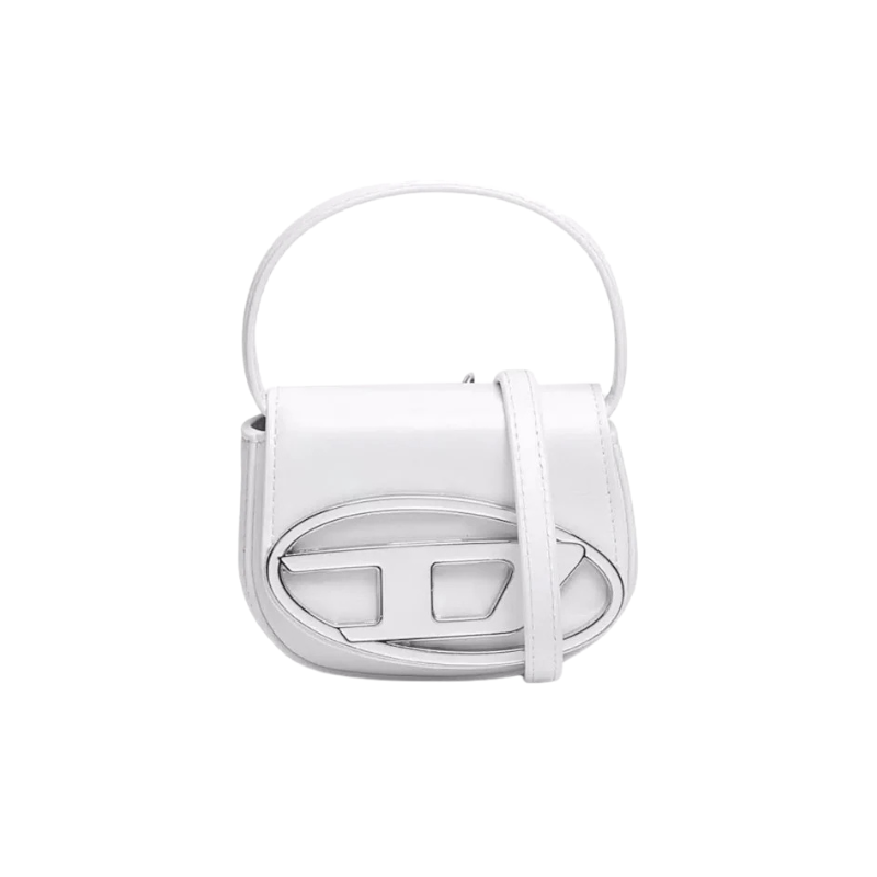 Diesel 1Dr Xs Mini Bag With D Plaque White