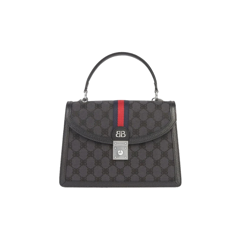 Gucci X Balenciaga The Hacker Project Small  Handbag Black