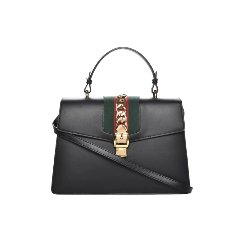 Gucci Sylvie Top Handle Medium Black