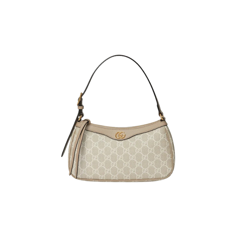 Gucci Ophidia Handbag Small Gg Supreme Beige/White
