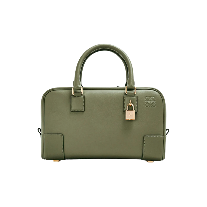 Loewe Amazona 23 Bag In Nappa Calfskin Avocado Green