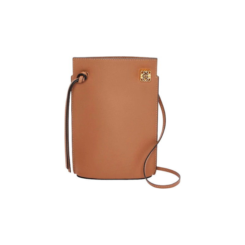 Loewe Dice Pocket In Classic Calfskin Tan