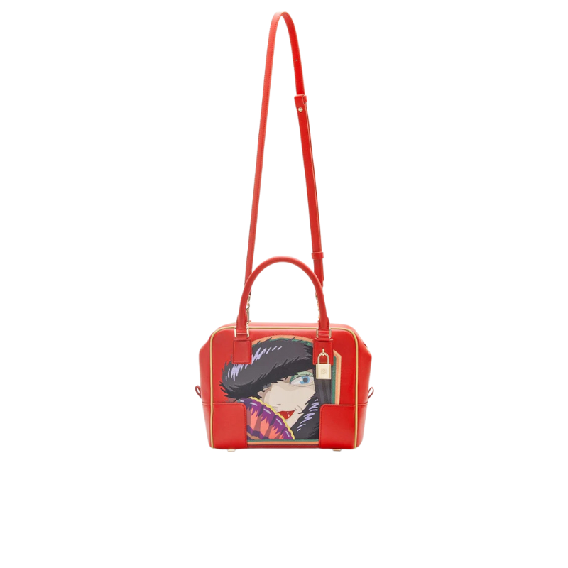 Loewe X Howls Witch Of The Waste Amazona 19 Bag In Nappa Calfskin Red