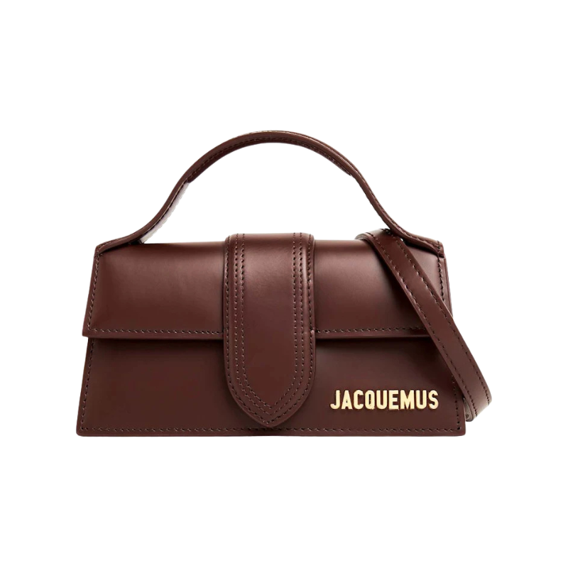 Jacquemus Le Bambino Mini Flap Bag Dark Brown