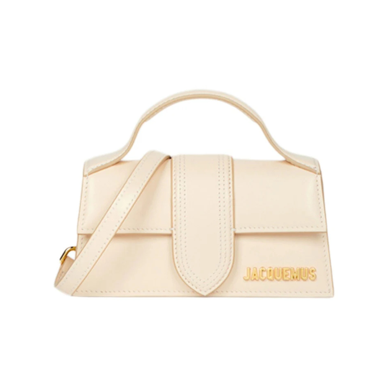 Jacquemus Le Bambino Mini Flap Bag Ivory
