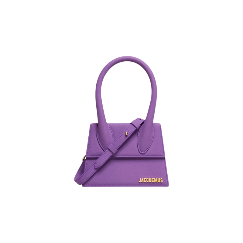 Jacquemus Le Chiquito Moyen Signature Handbag Purple