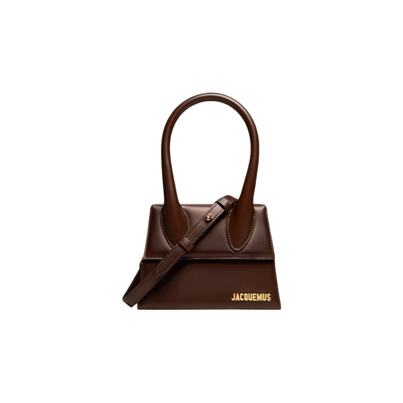 Jacquemus Le Chiquito Moyen Signature Handbag Dark Brown