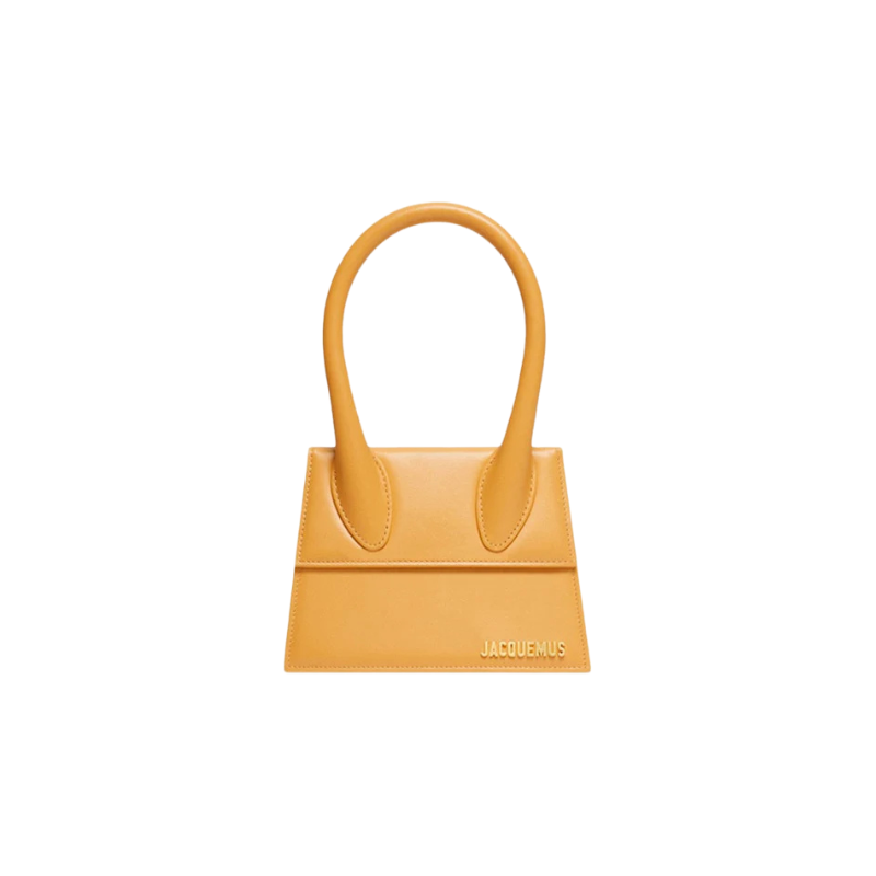 Jacquemus Le Chiquito Moyen Signature Handbag Dark Yellow