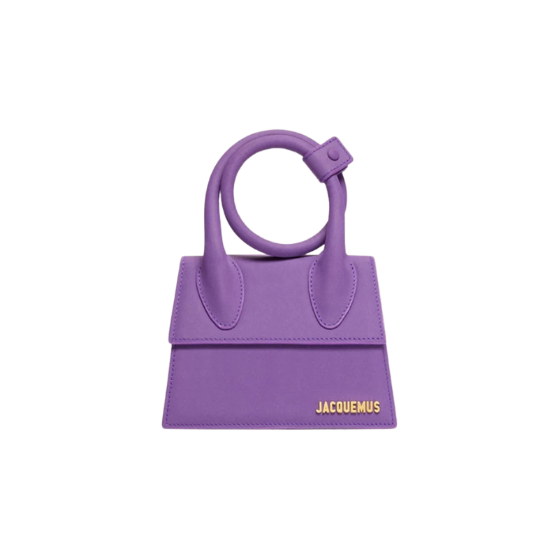 Jacquemus Le Chiquito Noeud Coiled Handbag Purple