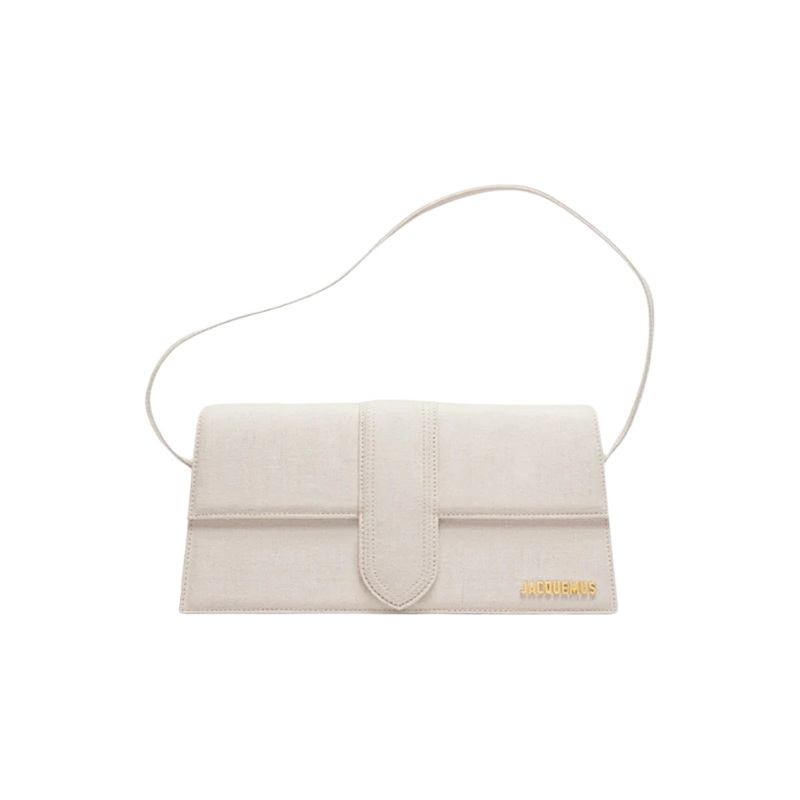 Jacquemus Le Bambino Long Flap Bag Light Greige