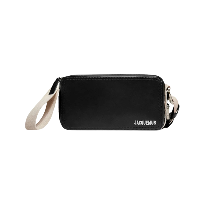 Jacquemus Le Cuerda Horizontal Utility Rectangle Bag Black