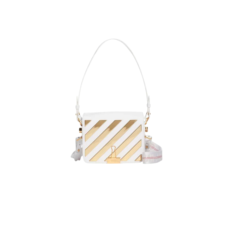 Off-White Flap Bag White/Gold